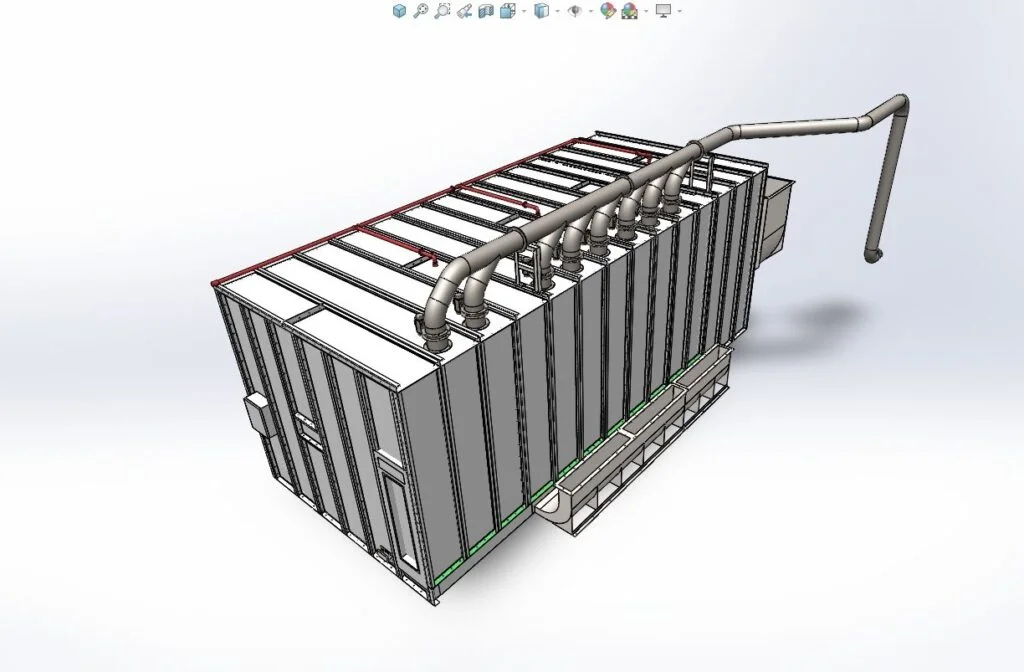 Projeto mecânico industrial desenvolvido pela Priore Metalurgia
