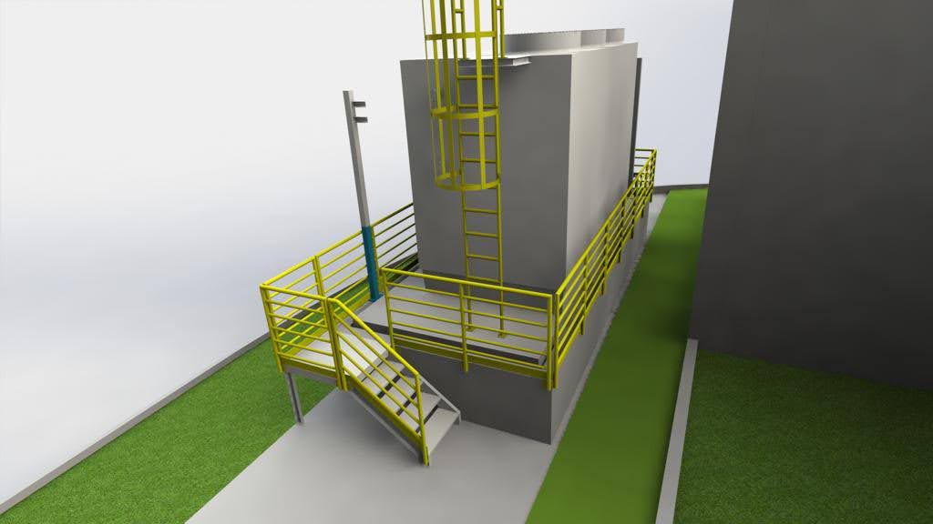 Estrutura metálica projetada pela equipe Priore Metalurgia