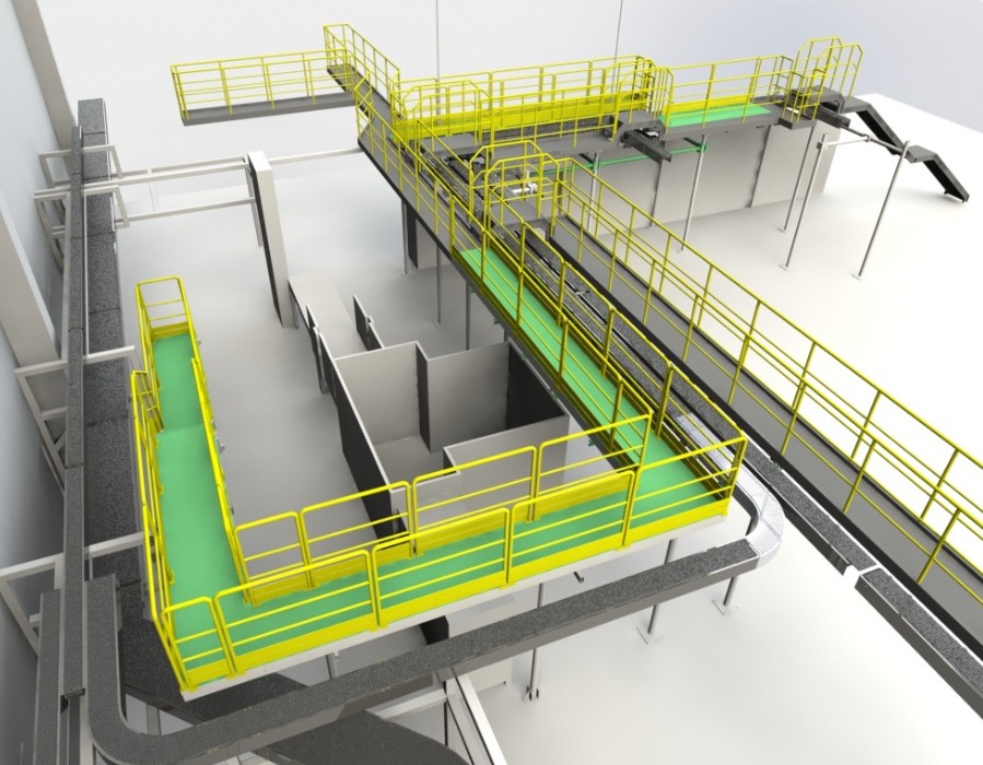 Projeto de estrutura metálica industrial pela Priore