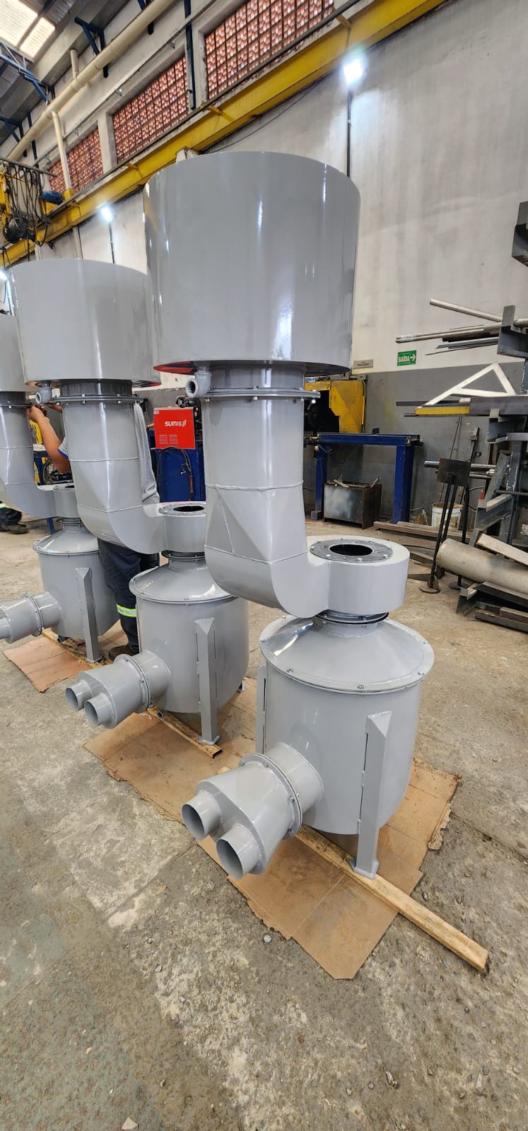 Fabricação de estrutura em aço carbono pela Priore Metalurgia