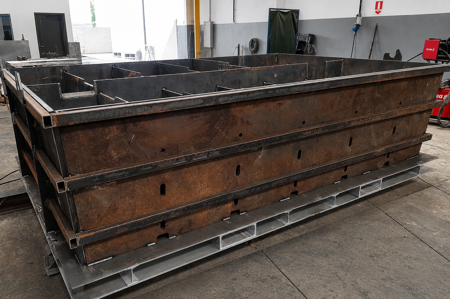 Estrutura metálica NR12 fabricada pela Priore Metalurgia