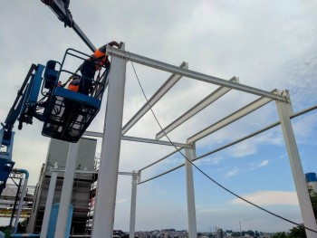 Construção de Coberturas Industriais Metálicas